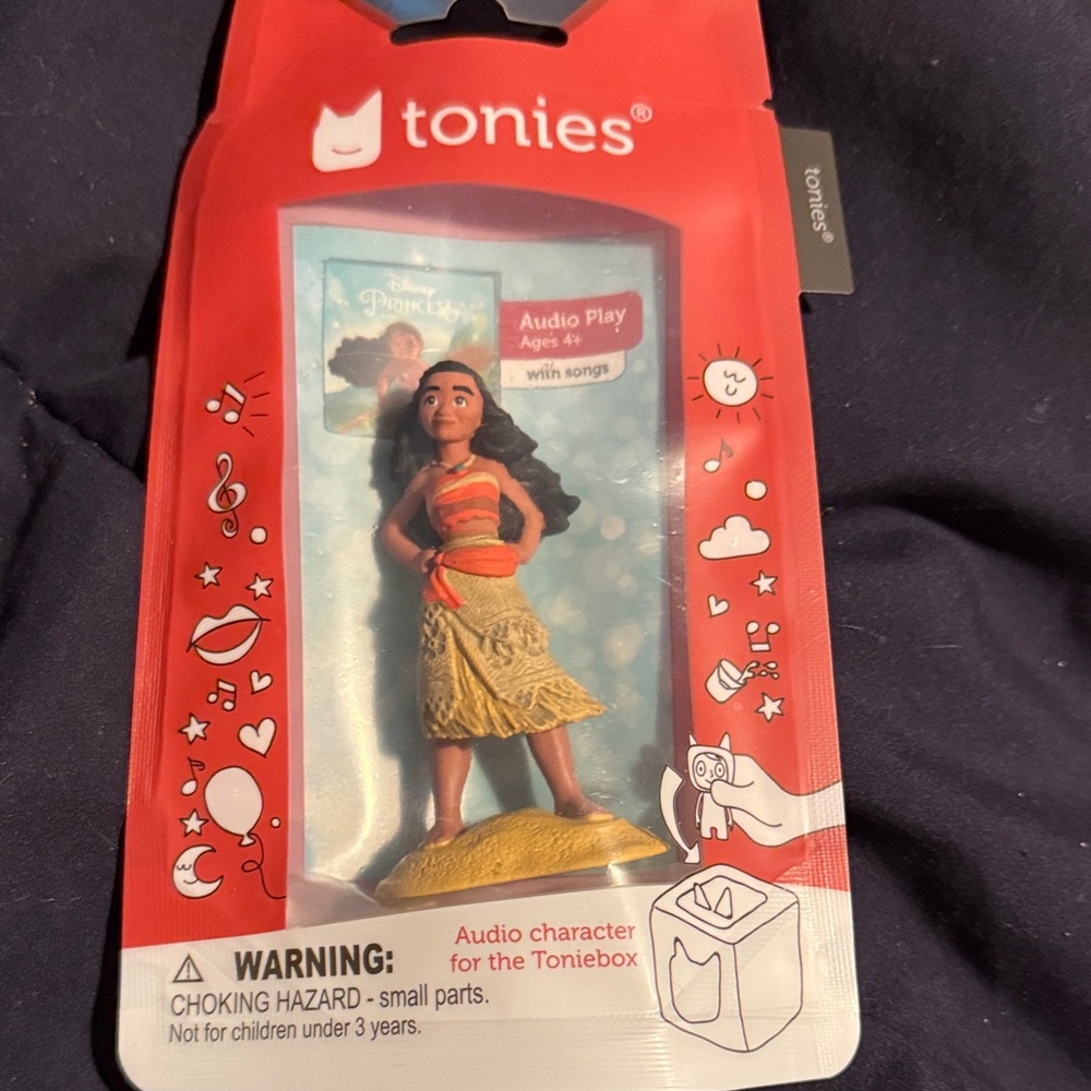 Tonies Moana Audio Character Figure - Red and Yellow